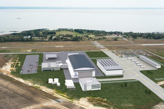 Hoar101 Aerial Photos Of The Assembly Line Mobile Airbus Fal At Brookley
