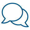 Increasedcommunication Icon Blue