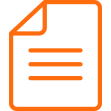 Reports Icon Orange
