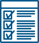 Accreditation Check Blue