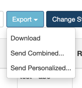 export options